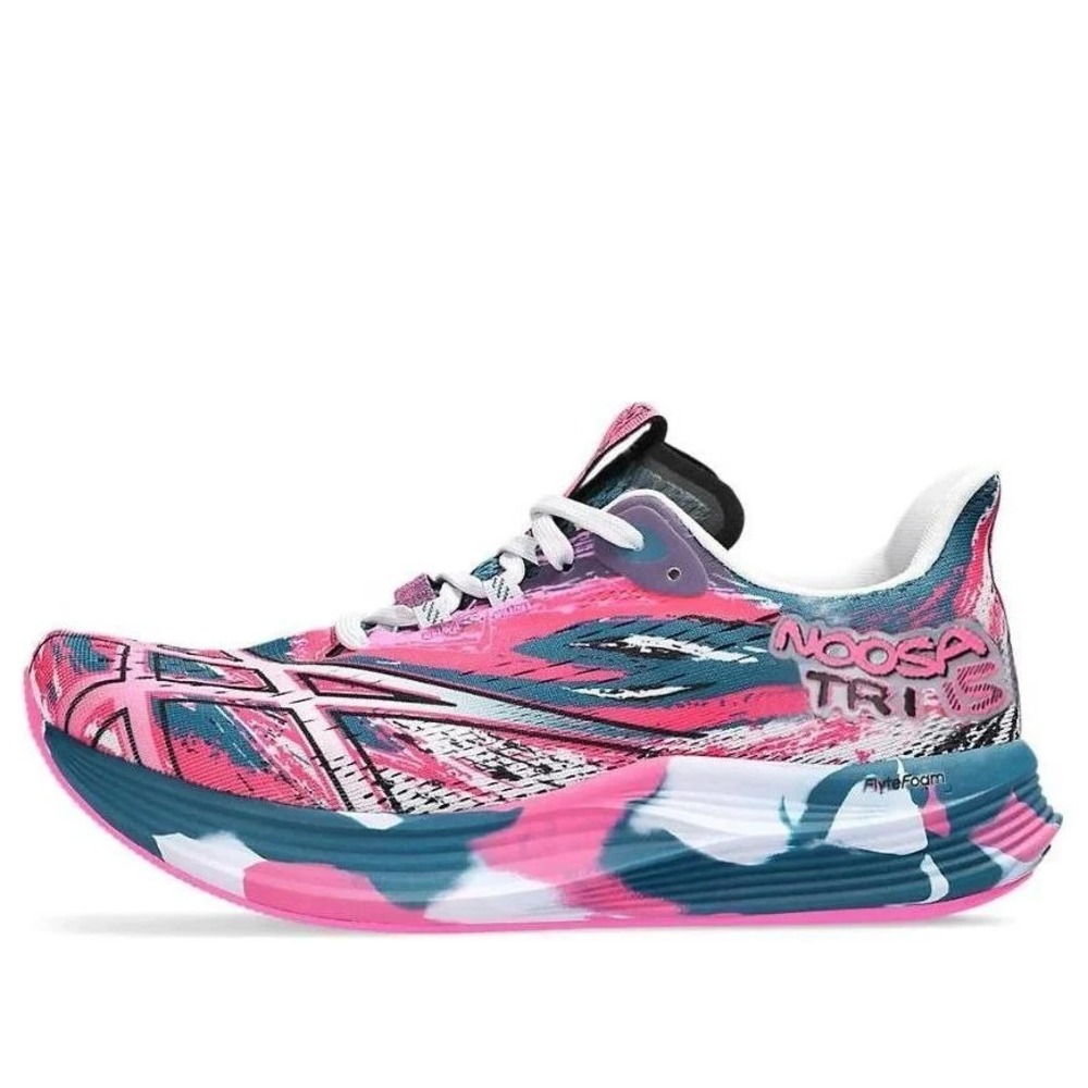 ASICS Noosa Tri 15 Womens 6.5 Shoes Avant Garde Pink Restful Teal 1012B429-401 - Picture 1 of 5